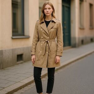 Moncler | Jackets & Coats | Moncler Nantes Beige Polyester